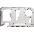 11in1 Survival Card, 67x45x2mm, Ruostumatonta Terästä *UUSI* - pikkukuva 2