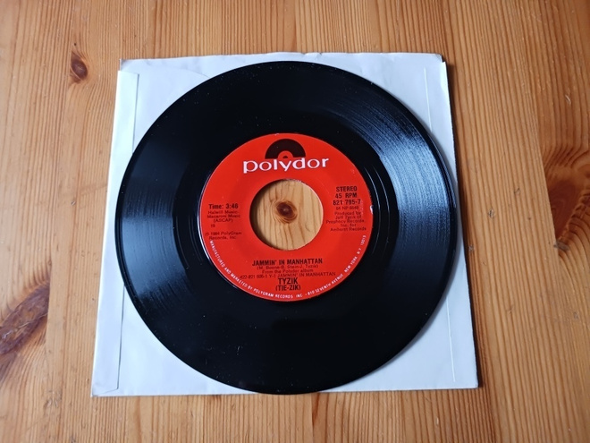 Tyzik – Jammin' In Manhattan 7" 1984 Jazz-Funk, Electro