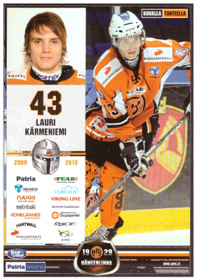 LAURI KÄRMENIEMI #43 HPK Postikortti