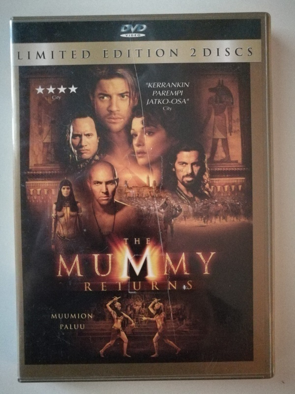 Mummy Returns, Muumion paluu - DVD