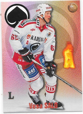 1998-99 CardSet #256 Vesa Salo Ässät
