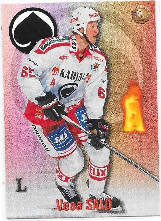 1998-99 CardSet #256 Vesa Salo  Ässät