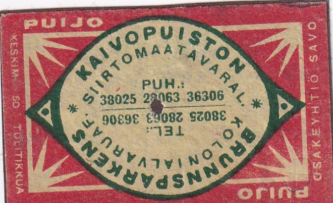 Kaivopuiston Siirtomaatavara, Puijo    b588