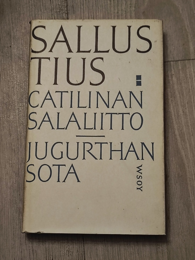 Sallustius Catilinan salaliitto Jugurthan sota