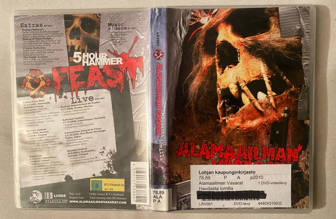 Alamaailman Vasarat – Haudasta Lomilla, dvd