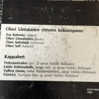 OLAVI LIIMATAINEN YHTYEINEEN: Veteraanivalssi- EP* FIN 1983 - pikkukuva 2