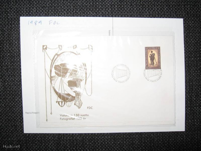 Suomi*Finland*FDC 6.2.1989 Valokuva 150 vuotta