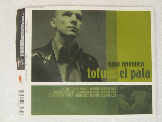 Niko Ahvonen • Totuus Ei Pala CD Maxi-Single