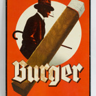 Burger cigars mainoskyltti 1930-luvulta - pikkukuva 1