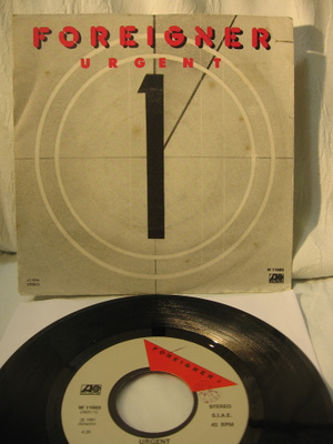Foreigner: Urgent/ Girl On The Moon 7"