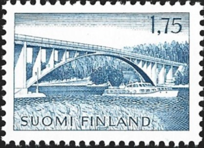 1963 Yleismerkki Paraisten silta 1,75 paperi xHa 3 LaPe 583