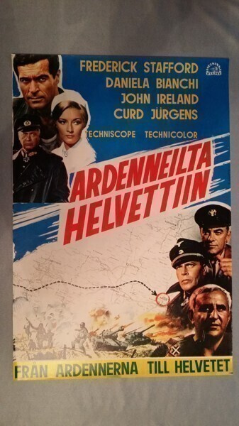Ardenneilta helvettiin Vanha Elokuvajuliste