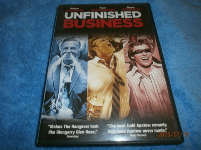 UNFINISHED BUSINESS     -      DVD