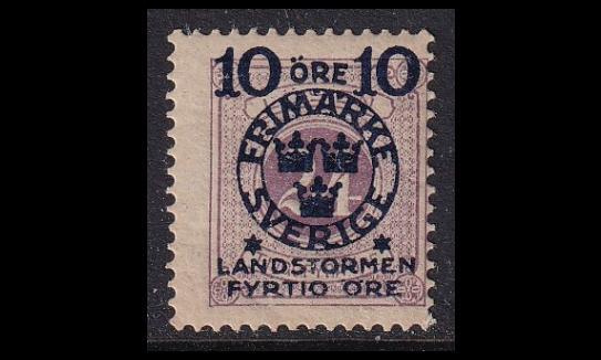 Ruotsi 103 ** Landstorm II 10+40/24 Öre (1916)