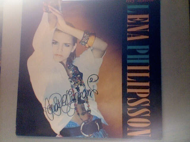 LENA PHILIPSSON  ::  MY NAME  ::  VINYYLI  LP  SIGNED!  1989