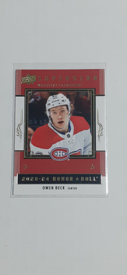 2023-24 Upper Deck - Honor Roll #HR57 Owen Beck