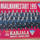Maailmanmestarit 1995, takana pain. signeeraukset, ei p. - pikkukuva 1
