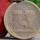 Vedunin taistelusta mitali 1916,  WW1. Halkaisija - 30 mm. - pikkukuva 2