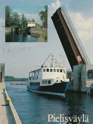 Pielisväylä 100v. laiva sommitelmakortti p120