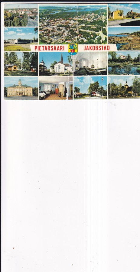 Pietarsaari, Jakobstad , sommitelma, vaakuna    b674