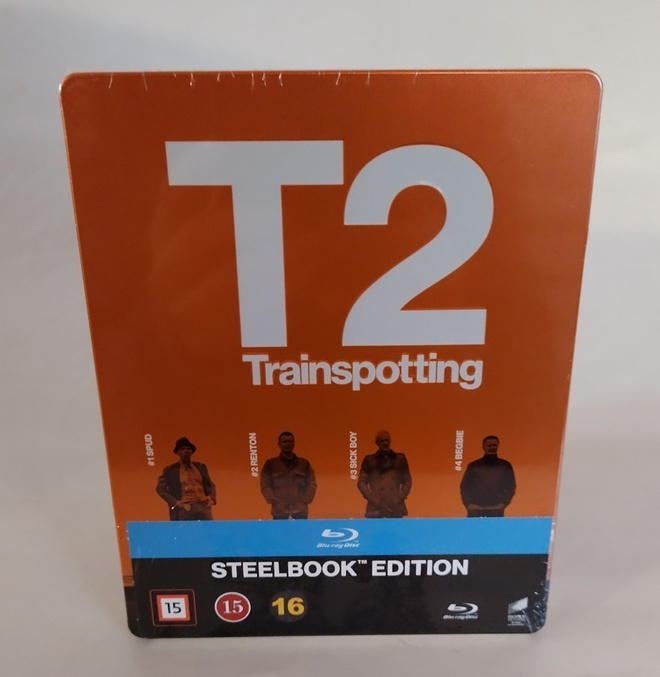 T2 TRAINSPOTTING 2.  STEELBOOK BD (UUSI)