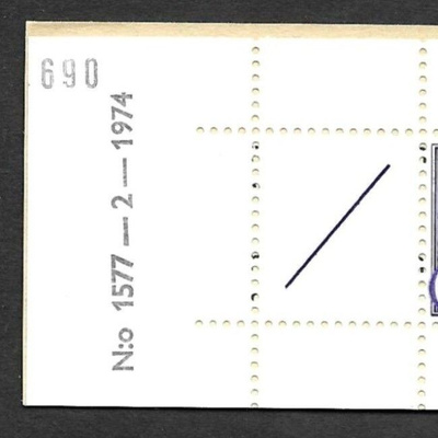 Automvihko AV 7 I 1577-2-1974 tl1+ov3 tark.luku + ohj.viiva