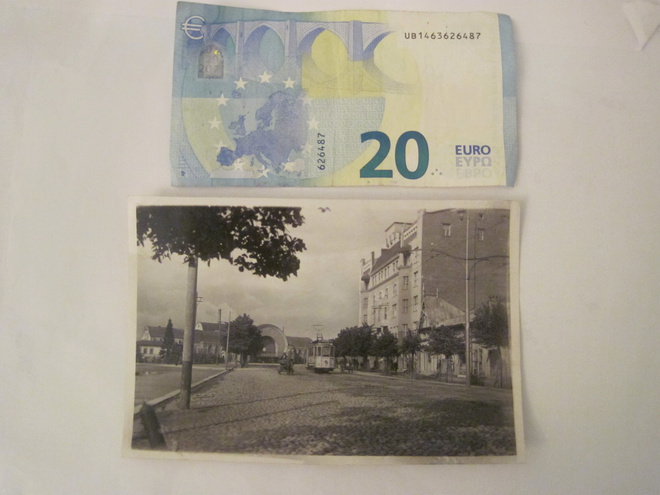Valokuva Viipuri Raitiovaunu  Postikortin Alkup.Malli 1930-l
