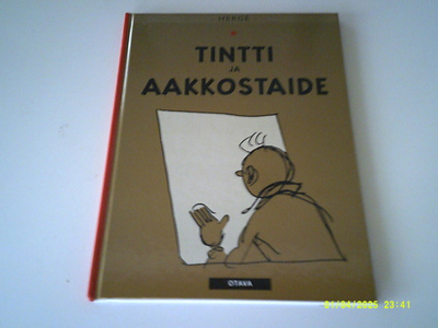 Herge: Tintti ja aakkostaide; p. 2008; 1.p (sid.)