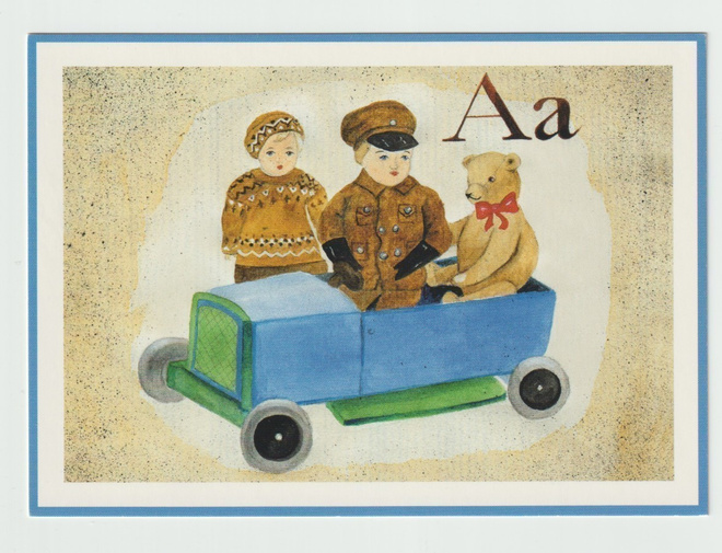 Leena Airikkala .  Aakkoskortti  - Aa