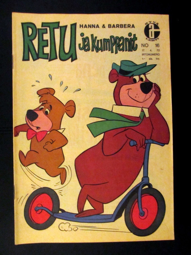 Retu ja kumppanit 1970 keräilykuvassa Danny