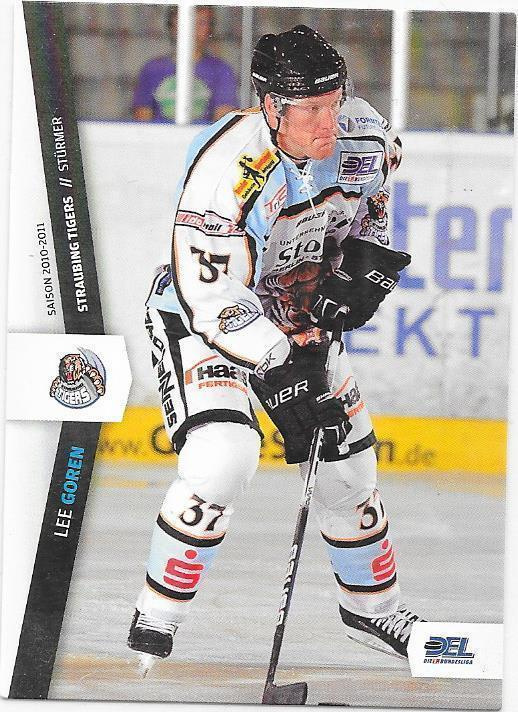 2010-11 DEL #276 Lee Goren  Straubing ex- Pelicans