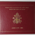 2004 VATIKAANI 1c - 2 euro kansiossa BU Kansiossa - pikkukuva 1