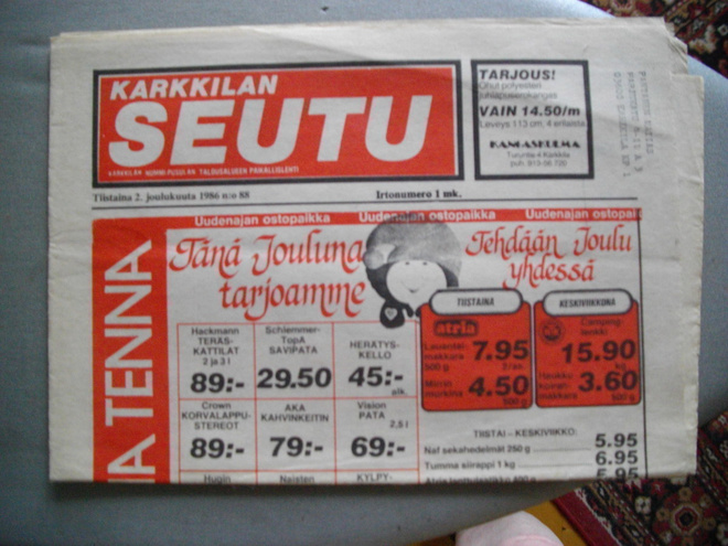 Karkkilan seutu Nro 88/1986 (12.11)