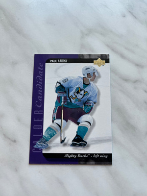 1994-95 Upper Deck Calder Candidate Paul Kariya #527