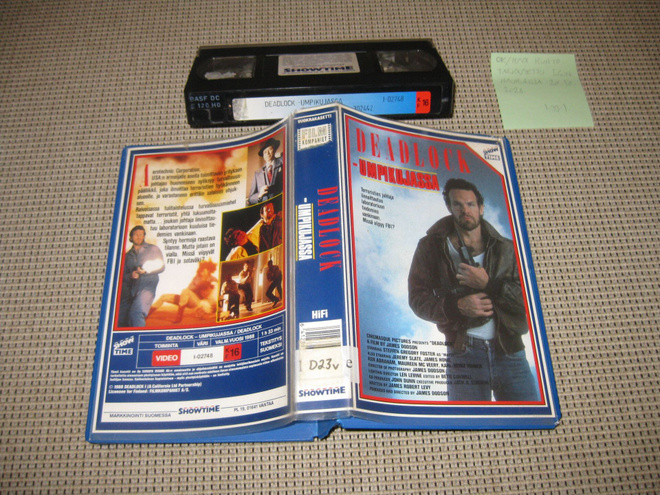 Deadlock - Umpikujassa-VHS (Showtime, James Hong, 1989)