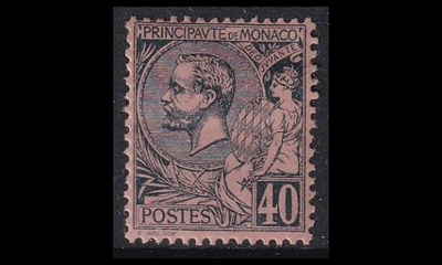 Monaco 17 * Prinssi Albert I 40 C (1891)