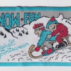 Snow fun - kangasmerkki - pikkukuva 1