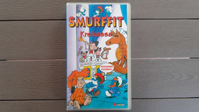 VHS: Smurffit Kreikassa / Trojan Smurfs (1989/1994)