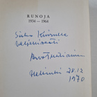 Arvo Turtiainen : Runoja 1934-1964 (signeerattu, tekijän ... - pikkukuva 3