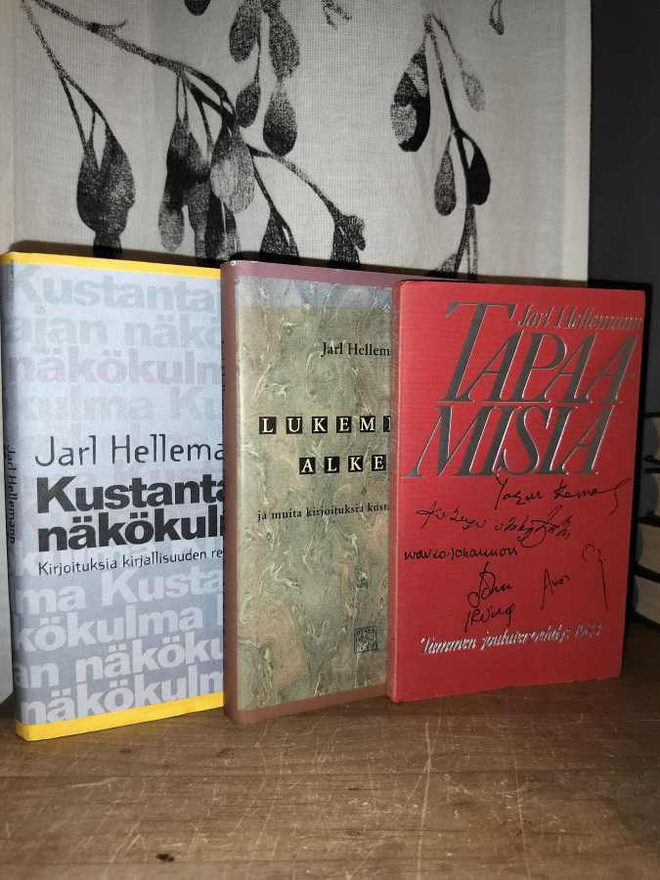 Jarl Hellemann x3 - Kustantajan näkökulma & Lukemisen alkeet