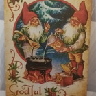 TONTUT TEKEE JOULUPUUROA RETRO JOULUTAULU - pikkukuva 1