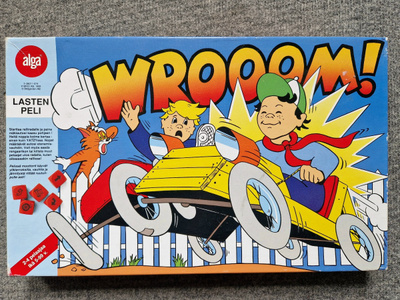 Wrooom! Ralli lautapeli. Alga 1992