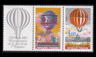 Ranska 2387-8ds2 ** Ilmailu 200v (1983)