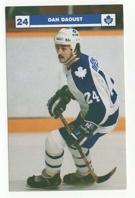 Dan Daoust Toronto Maple Leafs Team Issue Postcard