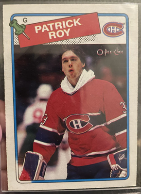 Patrick Roy 1988-89 OPC ja Topps #116 + reprint