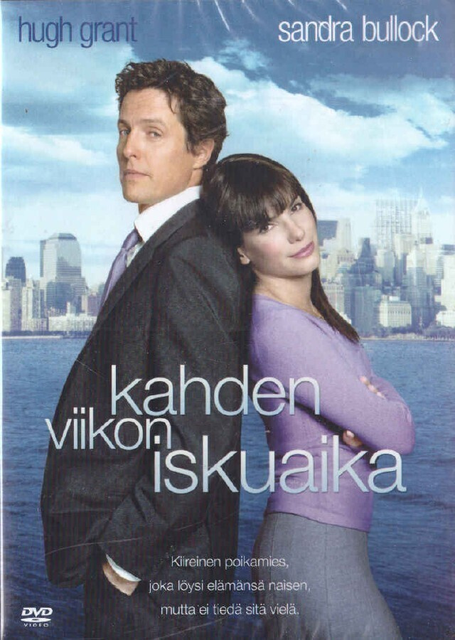 Kahden viikon iskuaika (Sandra Bullock, Hugh Grant)