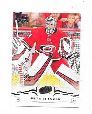 2018-19 Upper Deck #283 Petr Mrazek , Carolina Hurricanes MV
