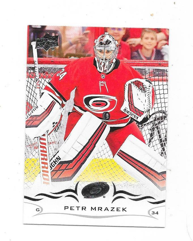 2018-19 Upper Deck #283 Petr Mrazek , Carolina Hurricanes MV
