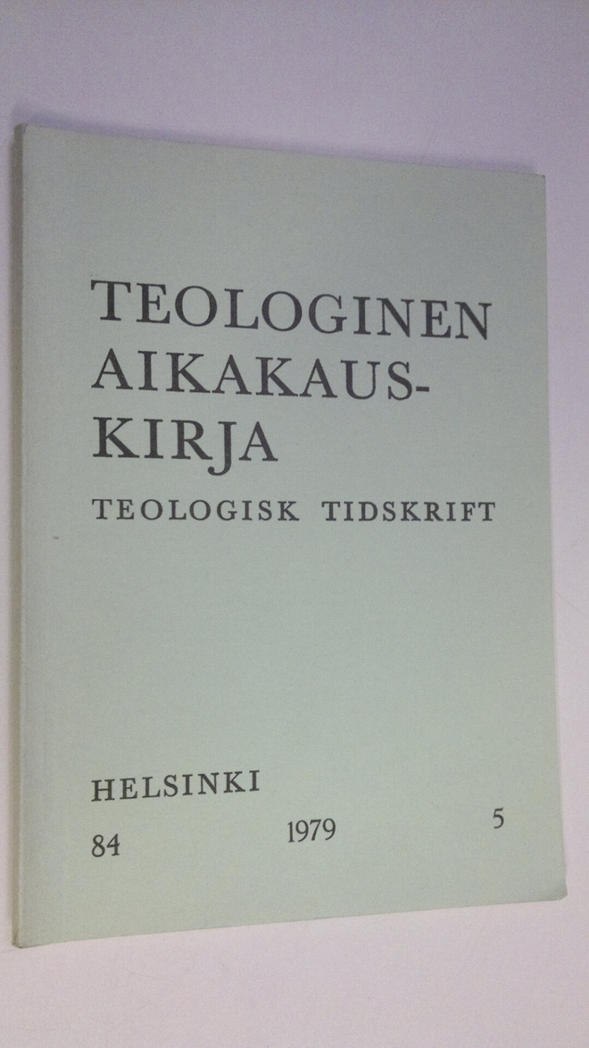 Teologinen aikakauskirja 5/1979