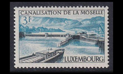 Luxemburg 696 ** Mosel-joen kanavajärjestelmä (1964)